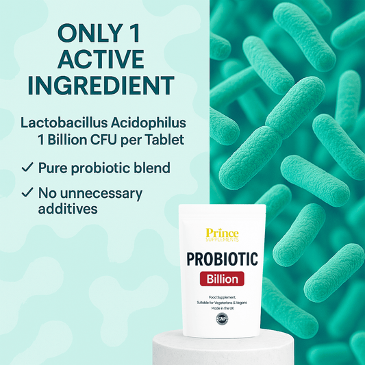 Acidophilus 1 Billion CFU Tablets Lactobacillus Probiotic