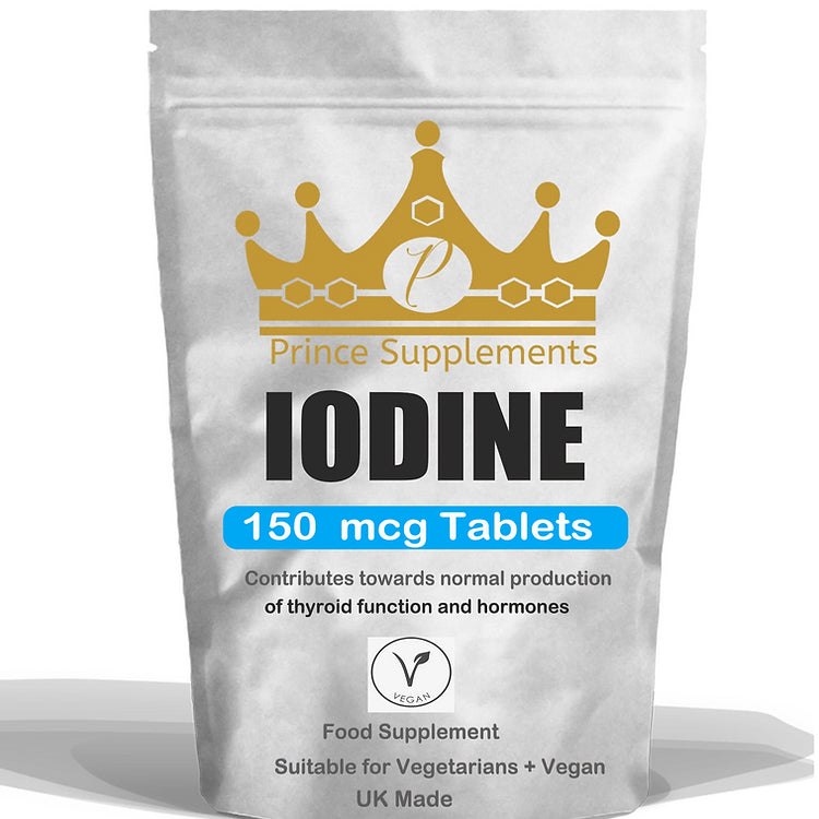 Iodine 150mcg Tablets Thyroid Health Slimming Pills Prince