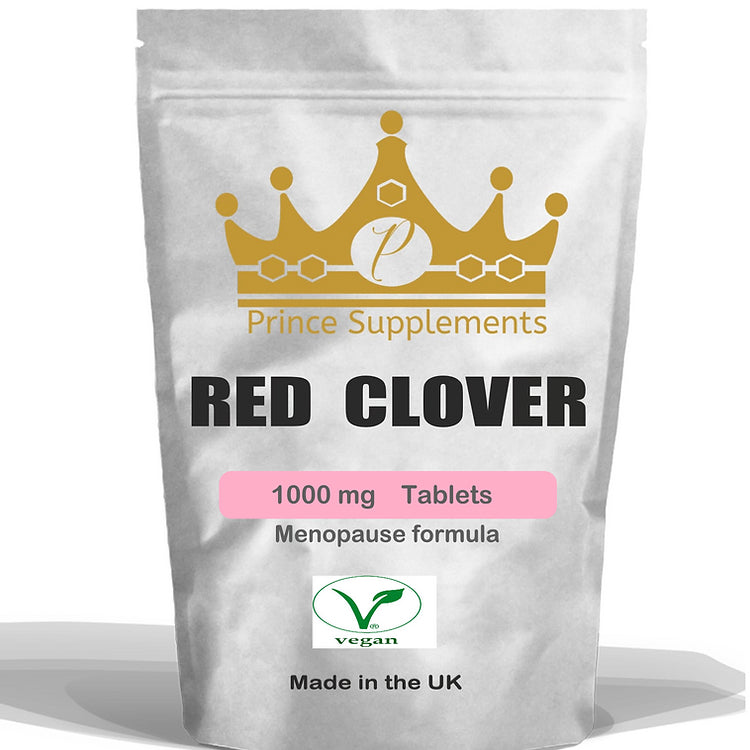 Red Clover 1000mg Tablets Menopause Hot Flushes Low Energy