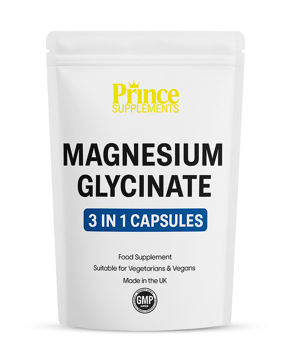 Magnesium Glycinate Capsules 3-in-1 Complex – High Absorption, Energy & Muscle Support