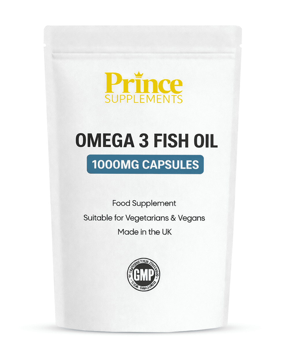 Omega 3 Fish Oil 1000mg Capsules for Heart & Joint Health – UK Made
