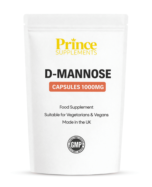 D Mannose Capsules 1000mg 120 Vegan High Strength UK Made