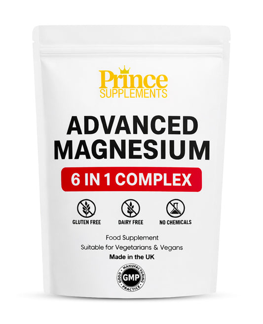 Advanced Magnesium Complex 6 in 1 – 1500mg Capsules with Zinc | Muscle, Sleep & Stress Support
