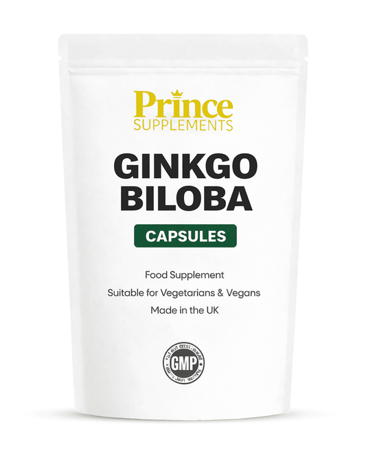 Ginkgo Biloba Capsules 15000mg Vegan High Strength UK Made Supplement