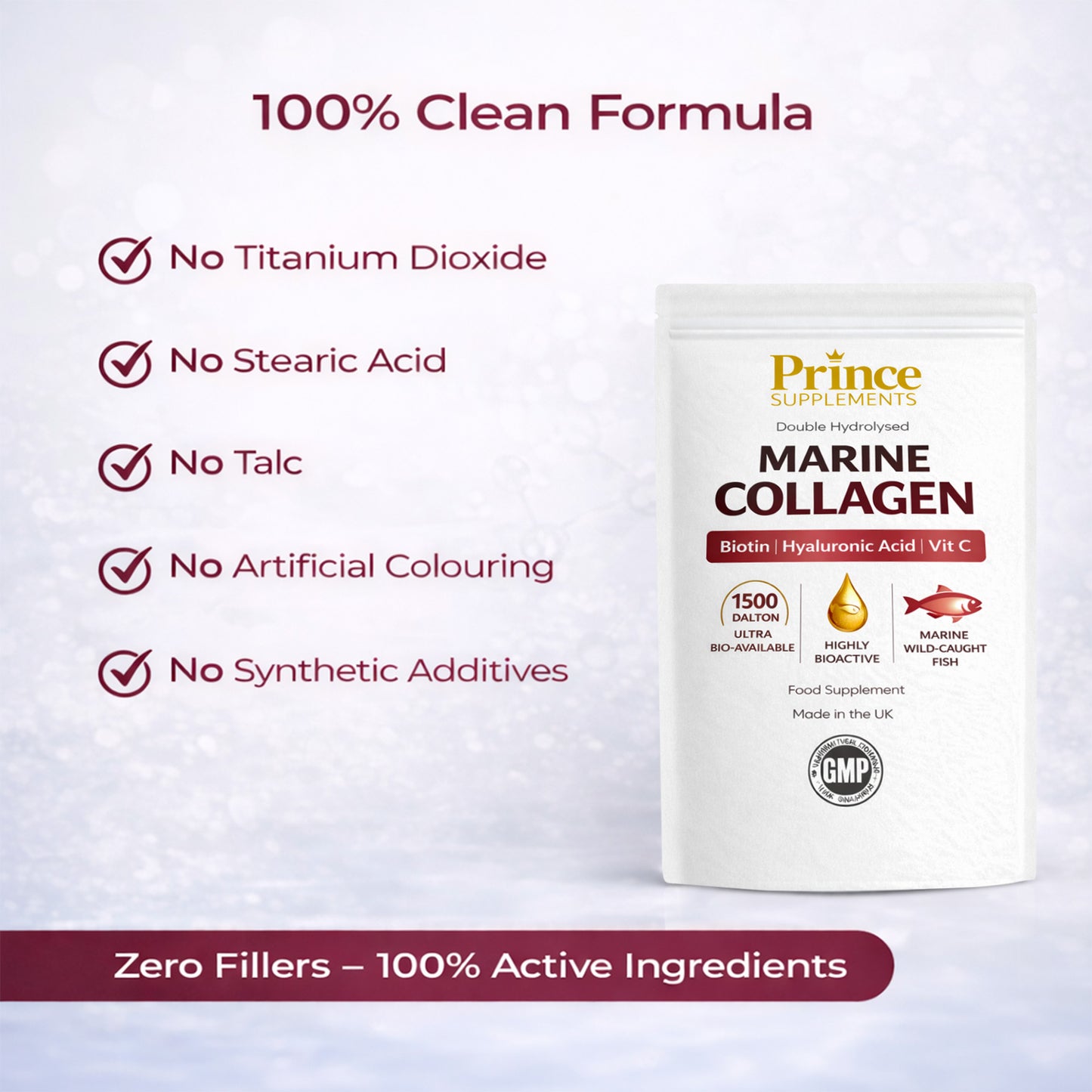 Marine Collagen 2600mg with Biotin & Vitamin C – UK Made