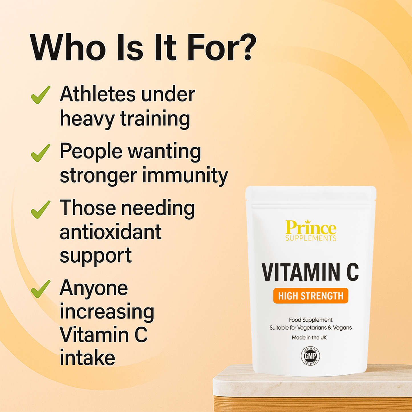 Vitamin C High Strength tablets - with Rosehip & Ascorbic Acid - Immune Support