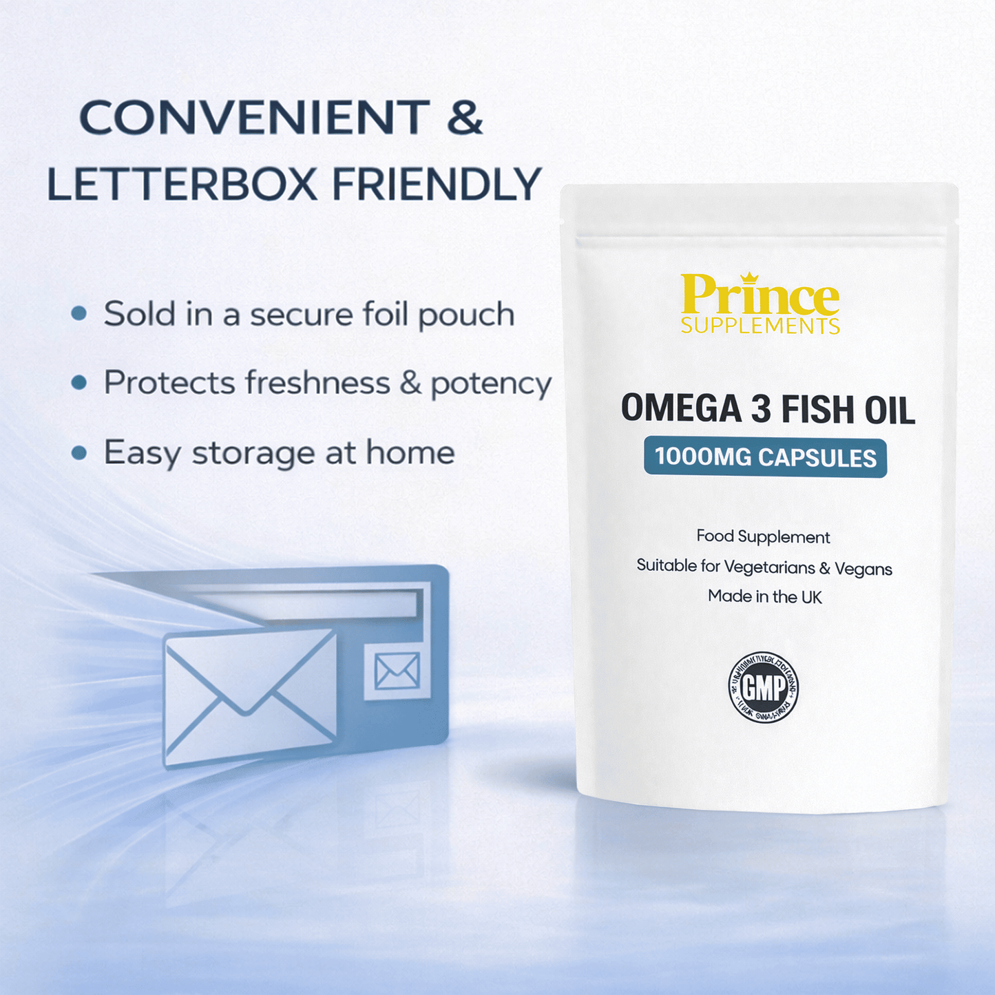 Omega 3 Fish Oil 1000mg Capsules for Heart & Joint Health – UK Made