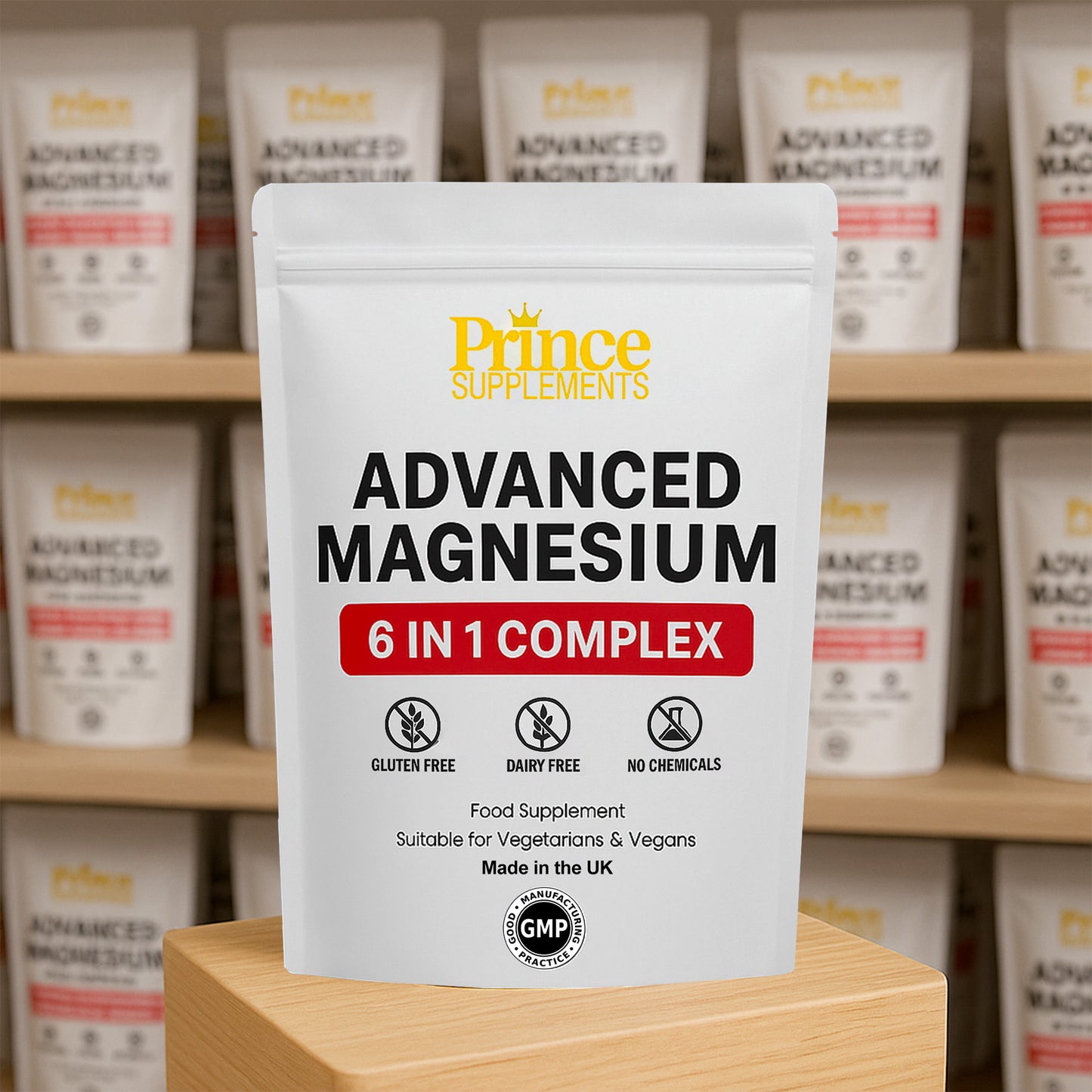 Advanced Magnesium Complex 6 in 1 – 1500mg Capsules with Zinc | Muscle, Sleep & Stress Support