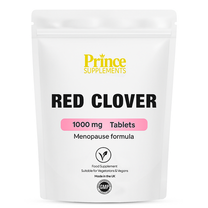 Red Clover 1000mg Tablets Menopause Hot Flushes Low Energy