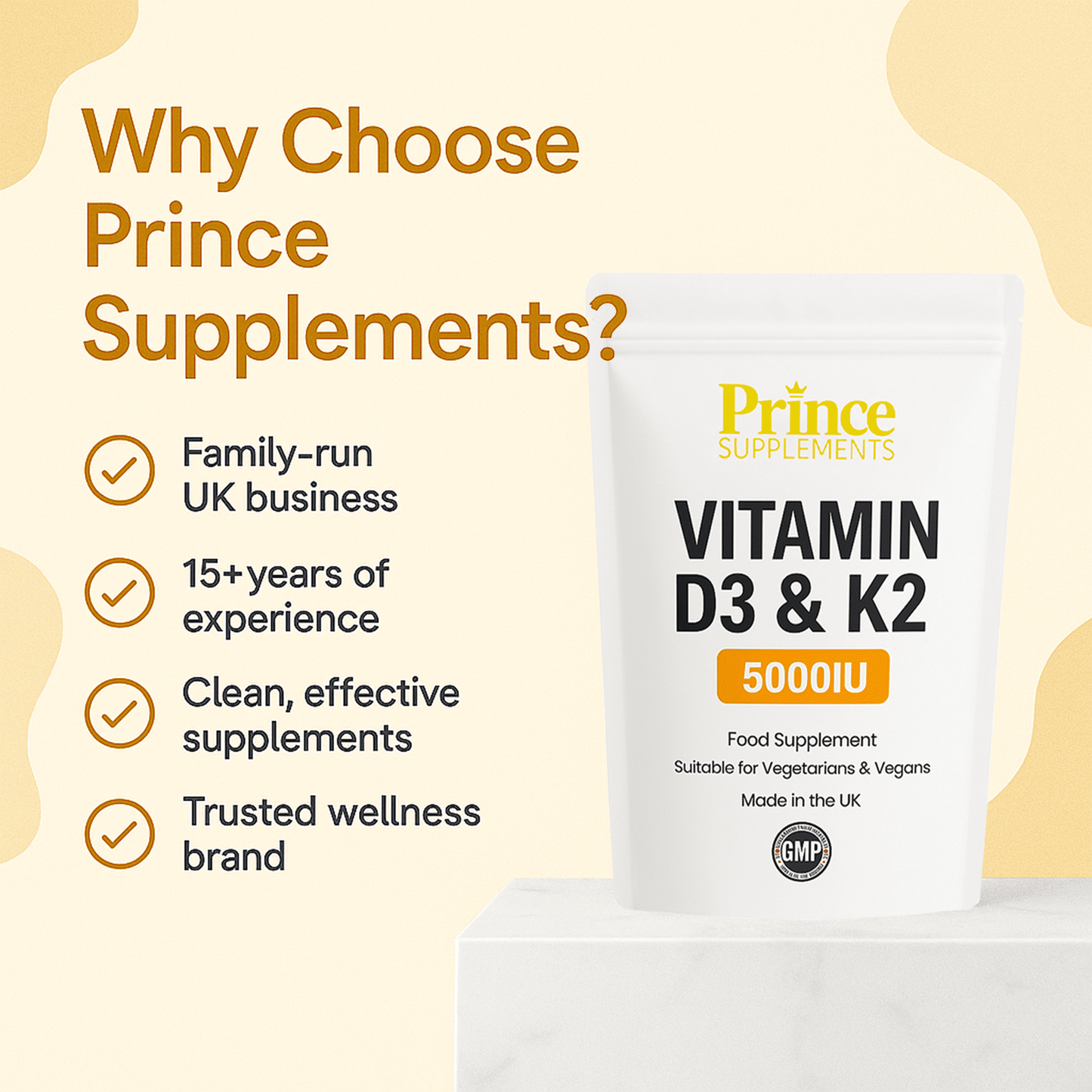 Vitamin D3 5000iu K2 MK7 100mcg Bone Joints Support Tablets Buy 3 get 4