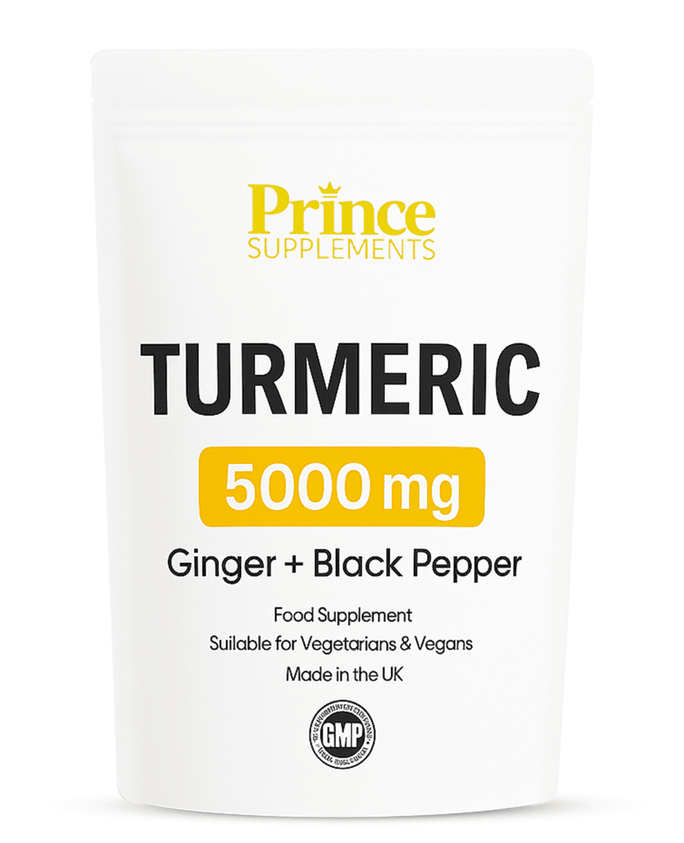 TURMERIC 5000mg 95% Curcumin + Ginger + Black Pepper