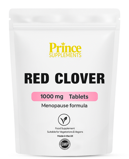 Red Clover 1000mg Tablets Menopause Hot Flushes Low Energy