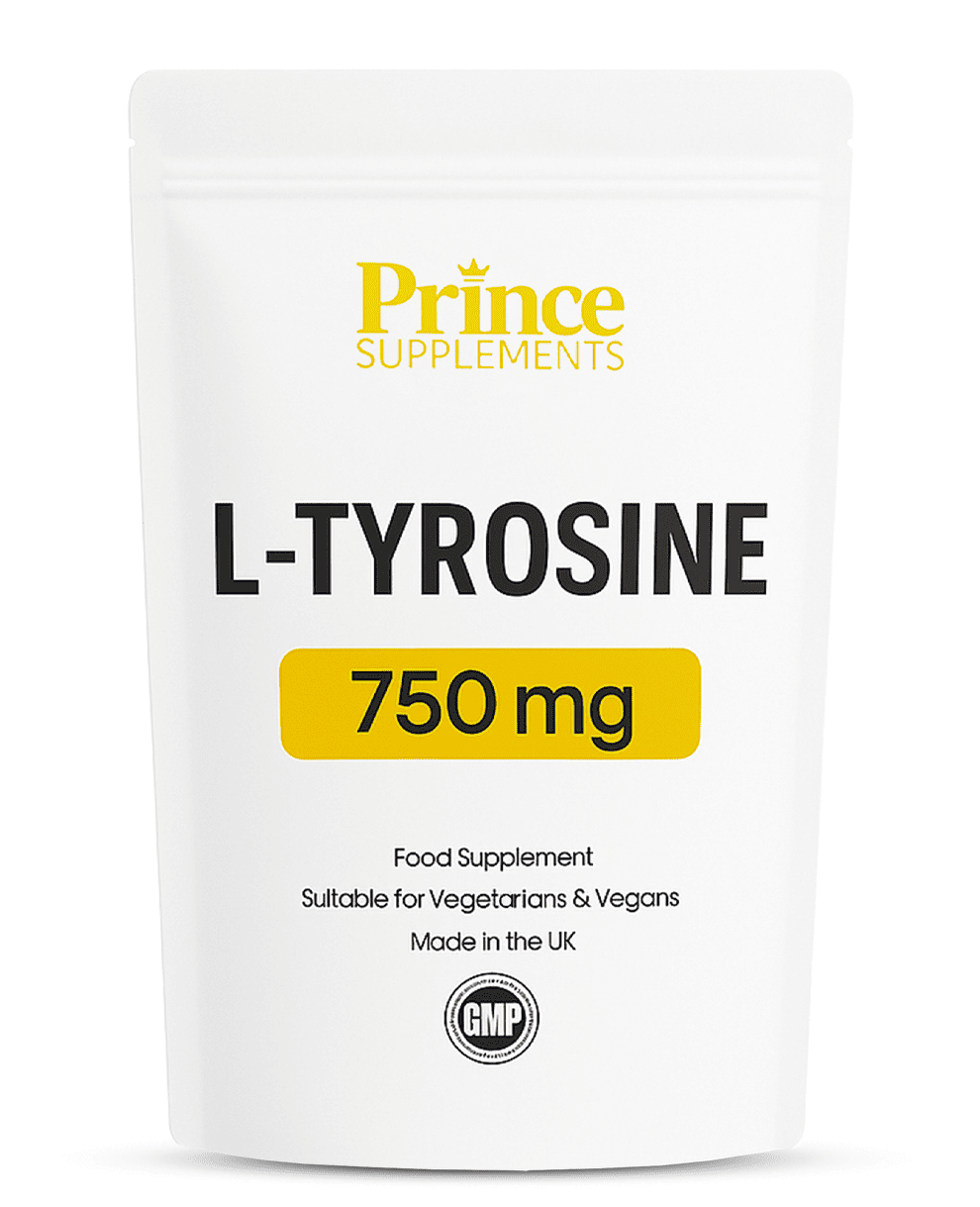 L-Tyrosine 750mg capsules/Tablets Stress Low Mood Healthy Mind