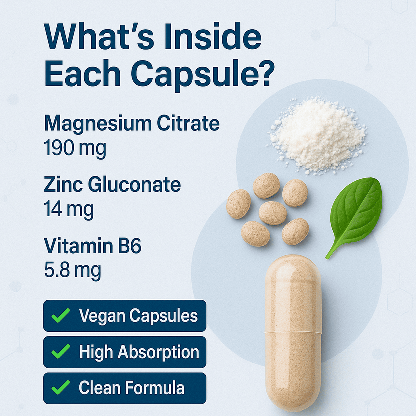 ZMA Z MASS ANABOL CAPSULES MUSCLE GROWTH B6