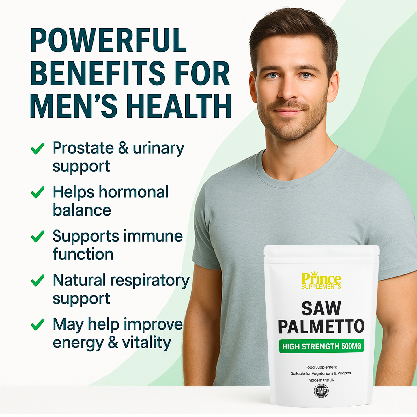Saw Palmetto Capsules /Tablets 5000 Mg PROSTATE URINARY TRACK HAIR LOSS