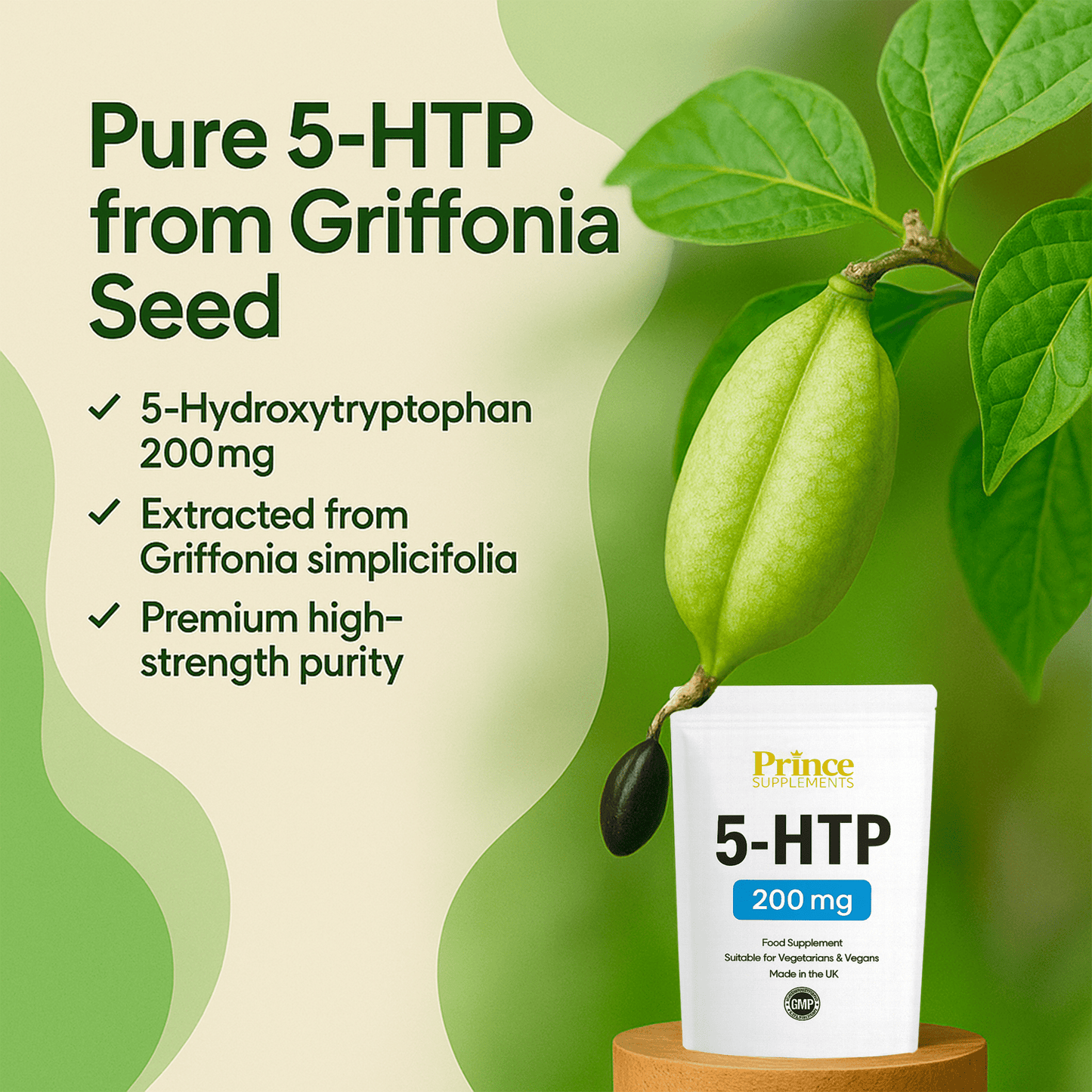 5htp 200mg Tablets Depression Insomnia, Relaxation, Improve Mood