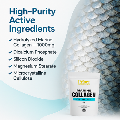 COLLAGEN MARINE 1000MG HYALURONIC ANTI AGEING CAPSULES