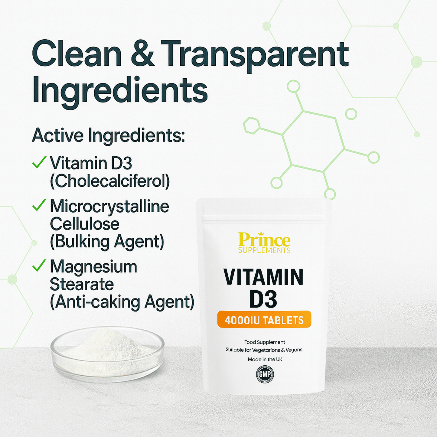 Vitamin D3 4000IU Tablets