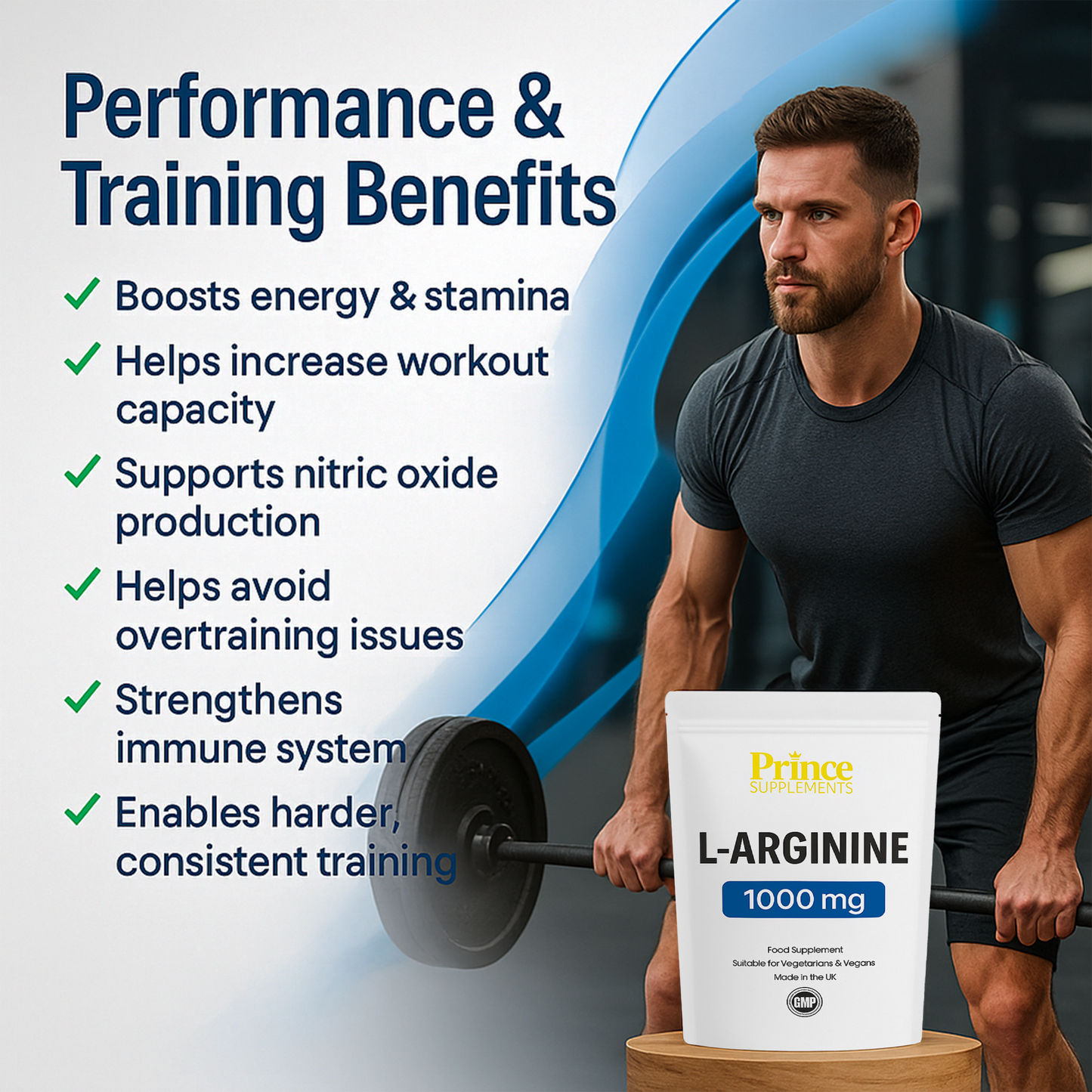 L-ARGININE 1000MG MUSCLE GROWTH NITRIC OXIDE