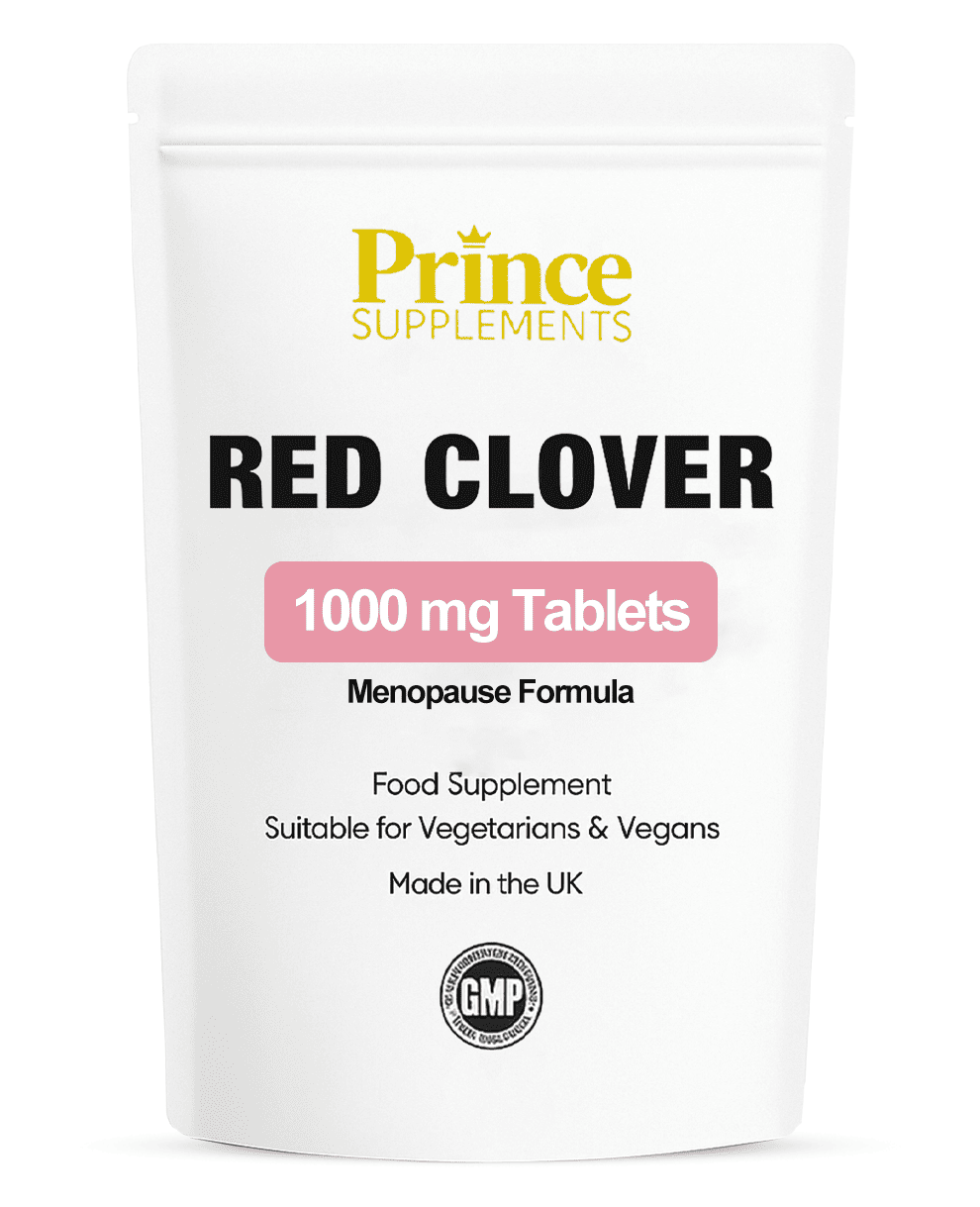 Red Clover 1000mg Tablets Menopause Hot Flushes Low Energy