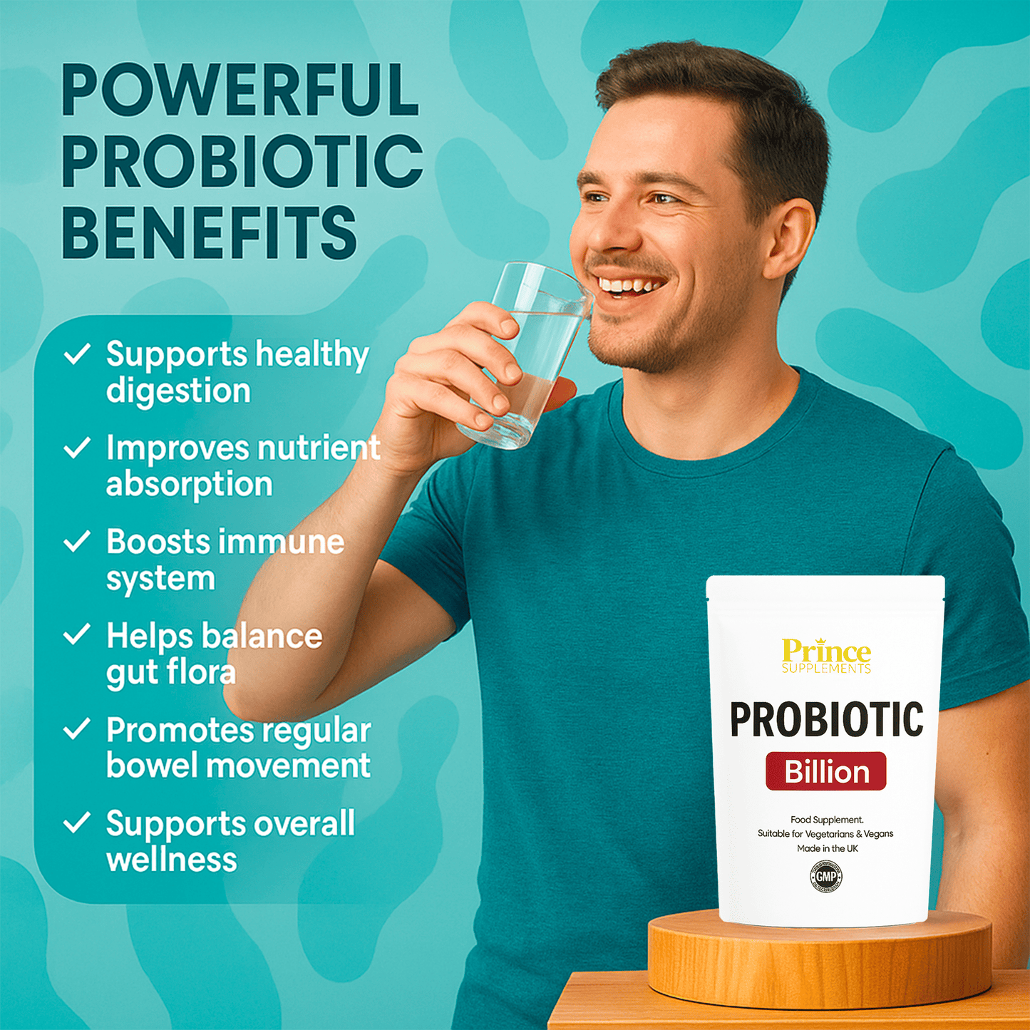 Acidophilus 1 Billion CFU Tablets Lactobacillus Probiotic