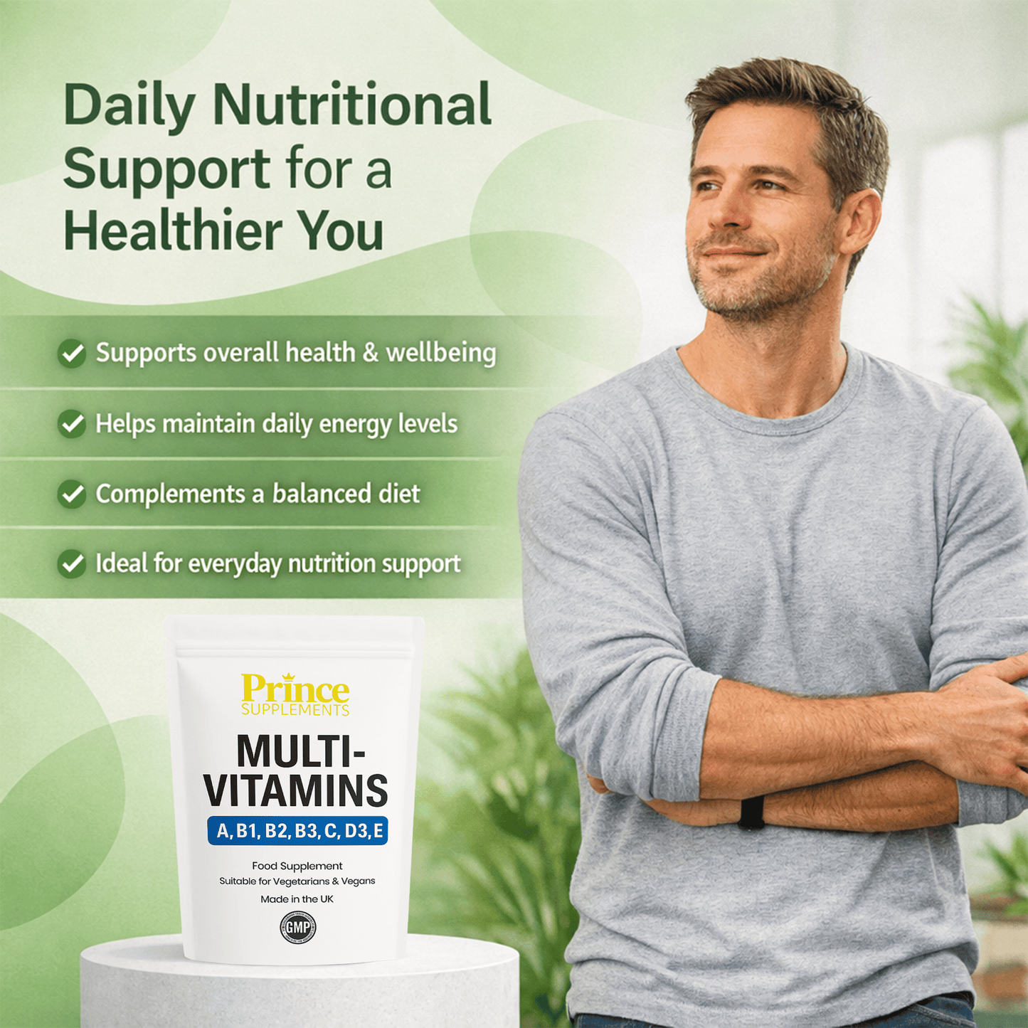 MULTI VITAMINS TABLETS 1 A DAY VITAMINS Z,B,C,D,+E