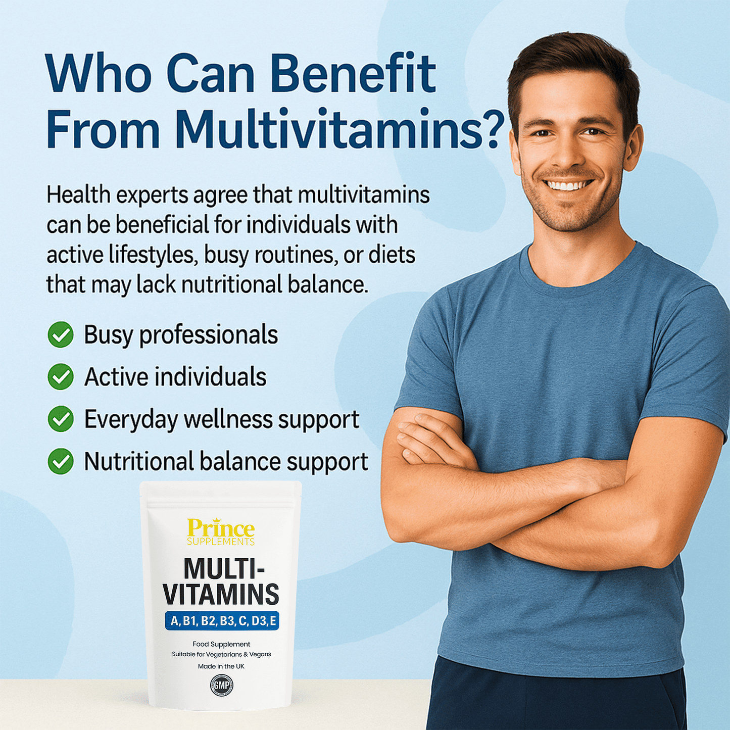 MULTI VITAMINS TABLETS 1 A DAY VITAMINS Z,B,C,D,+E