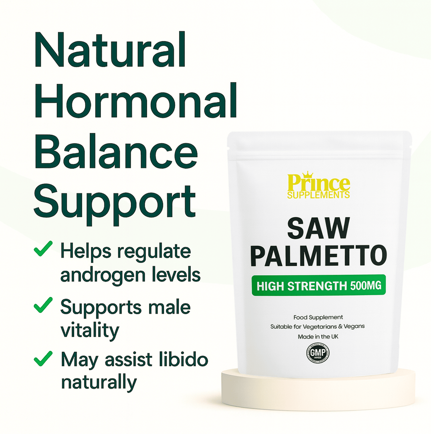 Saw Palmetto Capsules /Tablets 5000 Mg PROSTATE URINARY TRACK HAIR LOSS