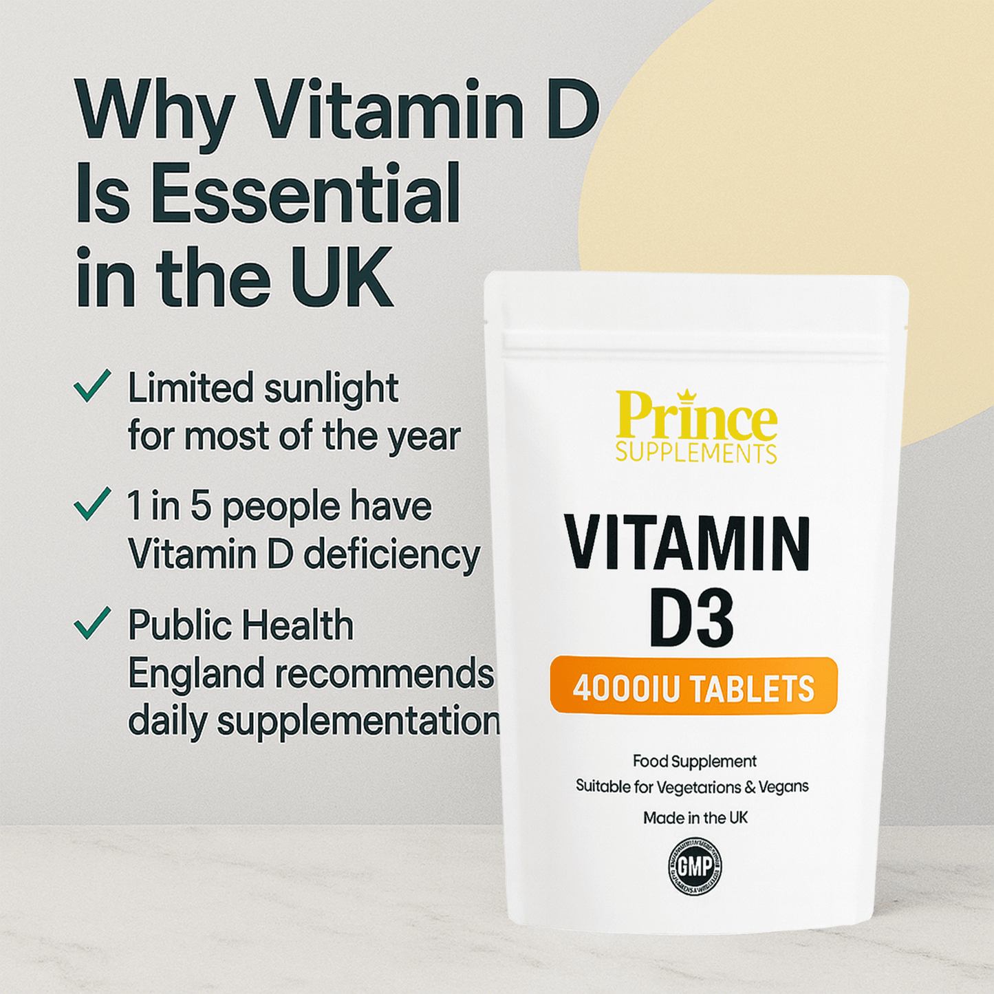 Vitamin D3 4000IU Tablets