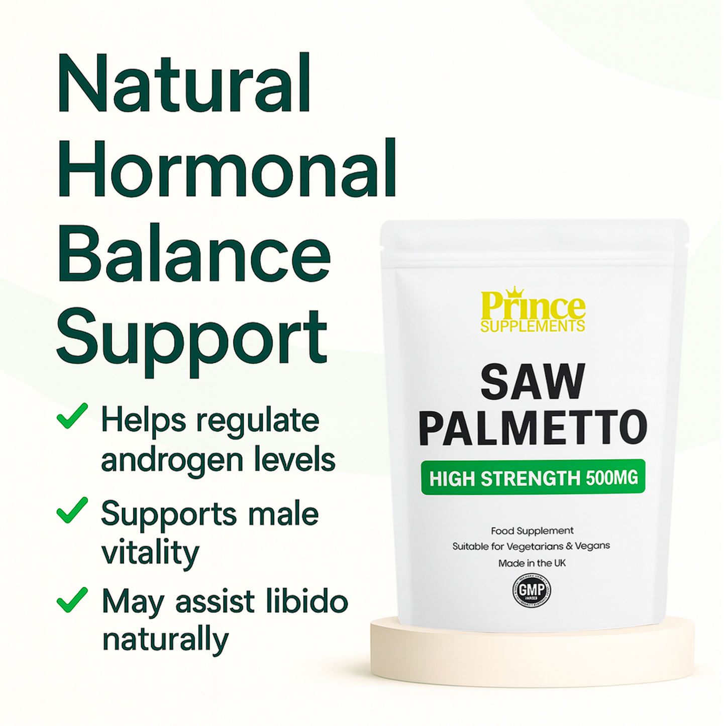 Saw Palmetto Capsules /Tablets 5000 Mg PROSTATE URINARY TRACK HAIR LOSS