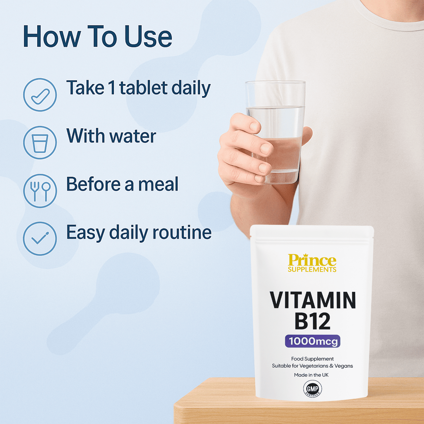 Vitamin B12 Methylcobalamin 1000mcg