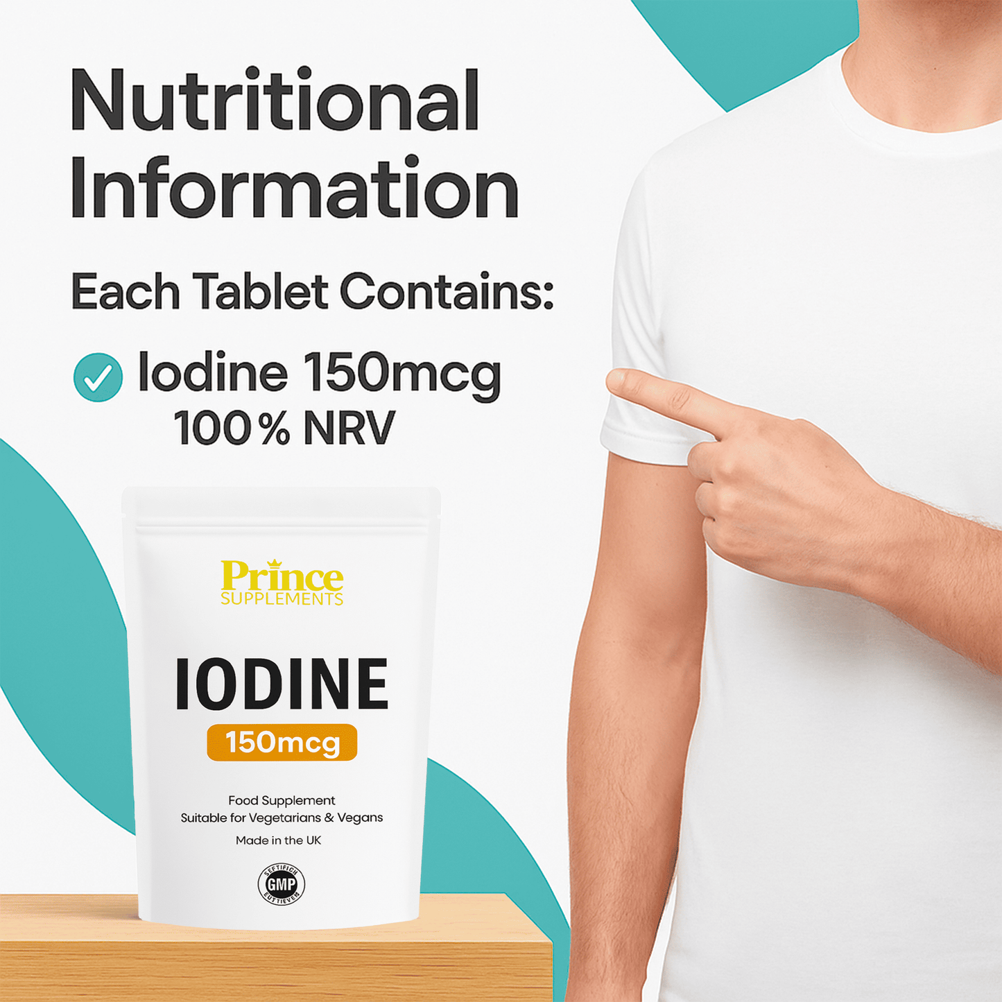 Iodine 150mcg Tablets: Thyroid Health Slimming Pills