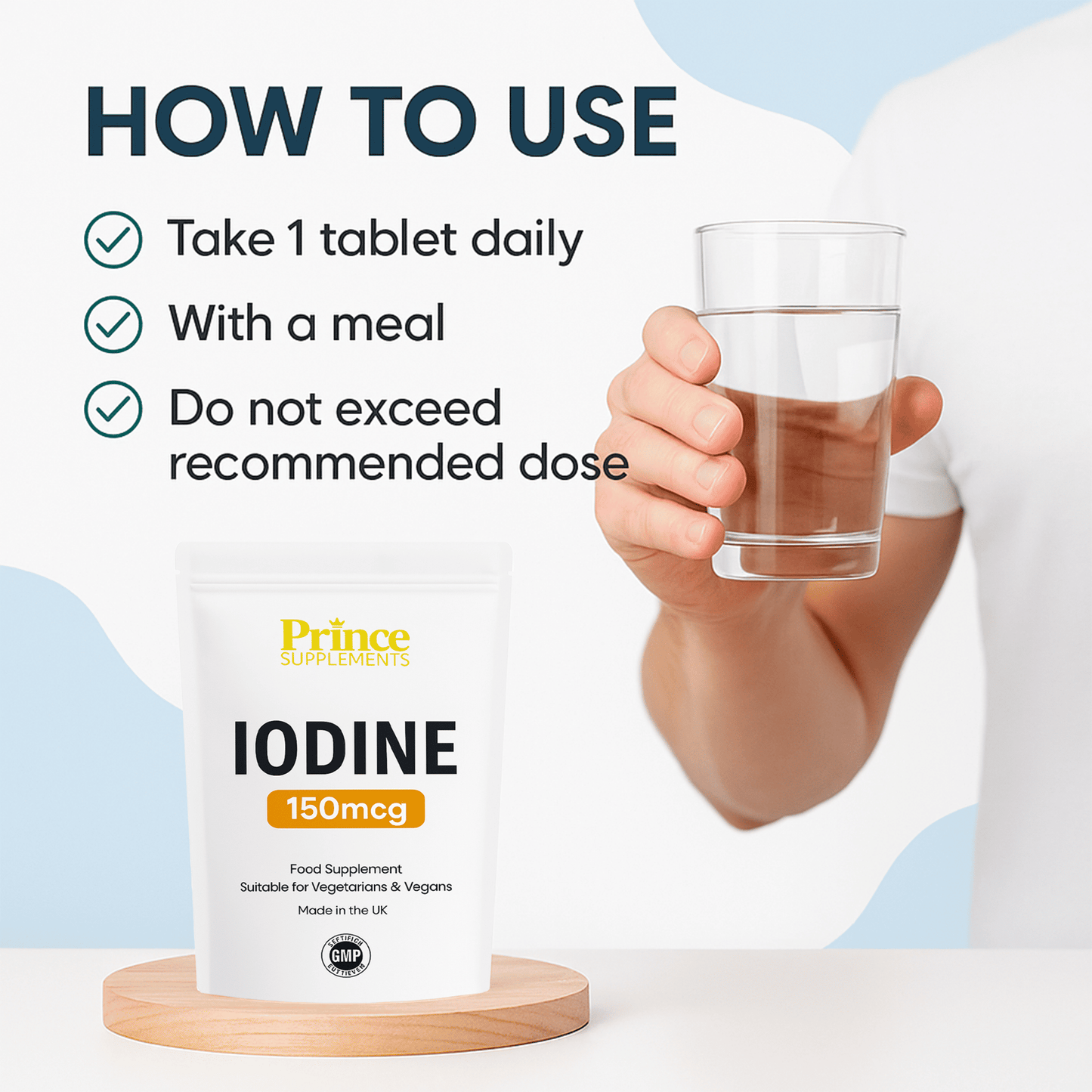 Iodine 150mcg Tablets: Thyroid Health Slimming Pills