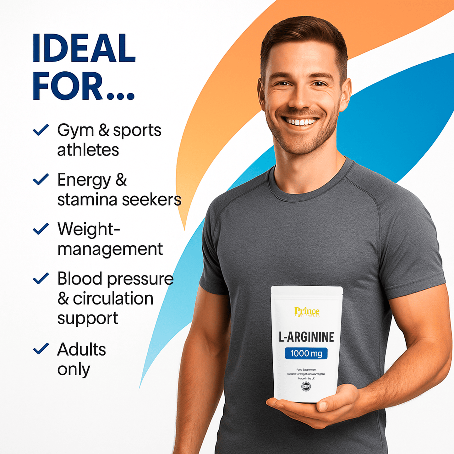 L-ARGININE 1000MG MUSCLE GROWTH NITRIC OXIDE