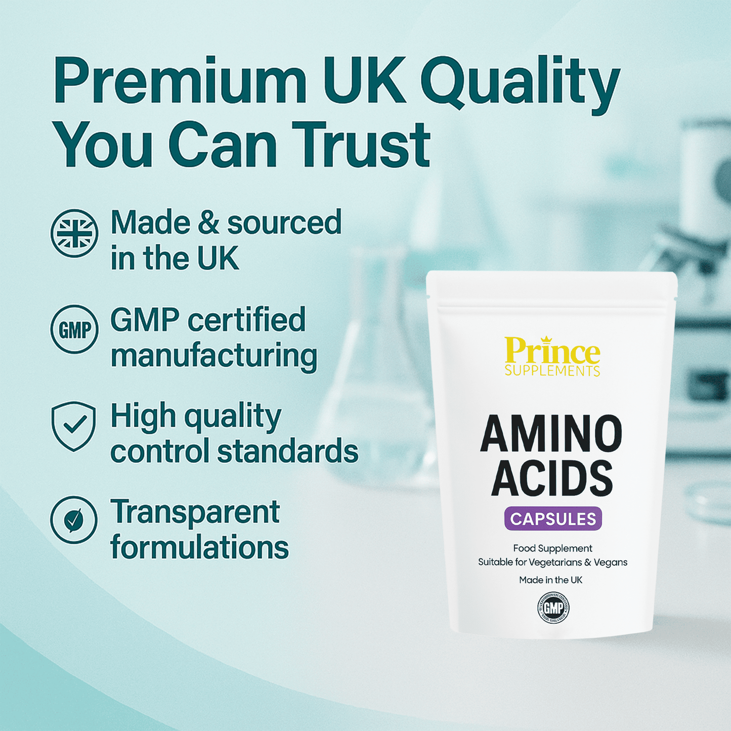 AMINO ACIDS 2:1 CAPSULES BCAA BRANCH CHAIN WORKOUT / VEGAN NOT TABLETS