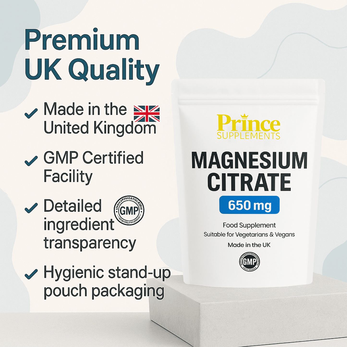 MAGNESIUM CITRATE CAPSULES 650 MG SUPER STRONG FATIGUE, BONE HEALTH, MUSCLE