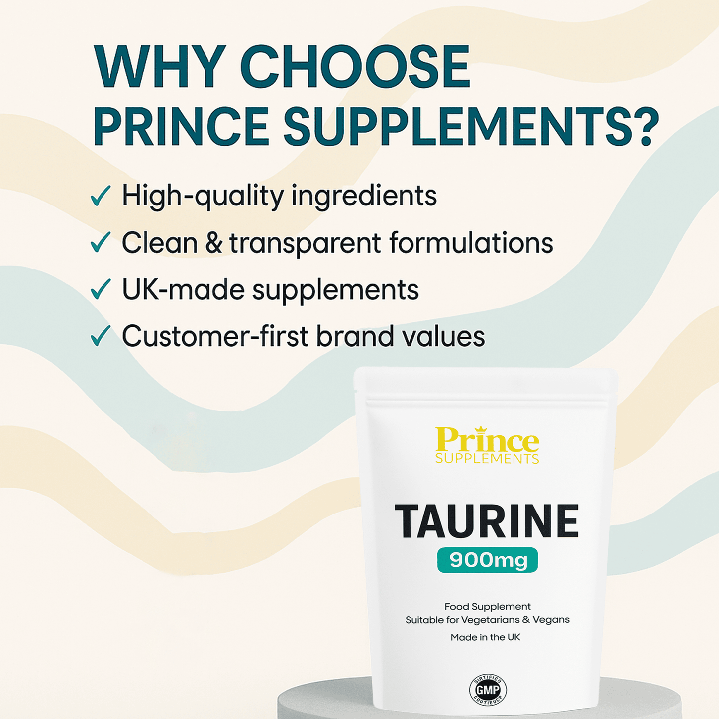 TAURINE 900MG MUSCLE PUMP - RECOVERY - AMINO ACID - CAPSULES