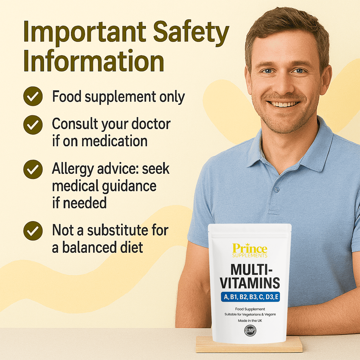 MULTI VITAMINS TABLETS 1 A DAY VITAMINS Z,B,C,D,+E