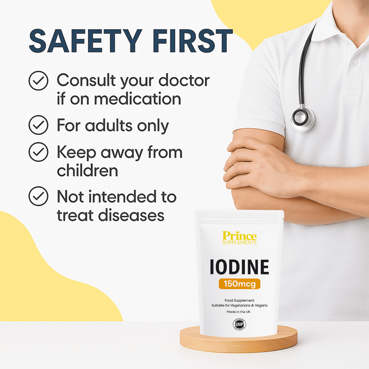 Iodine 150mcg Tablets: Thyroid Health Slimming Pills