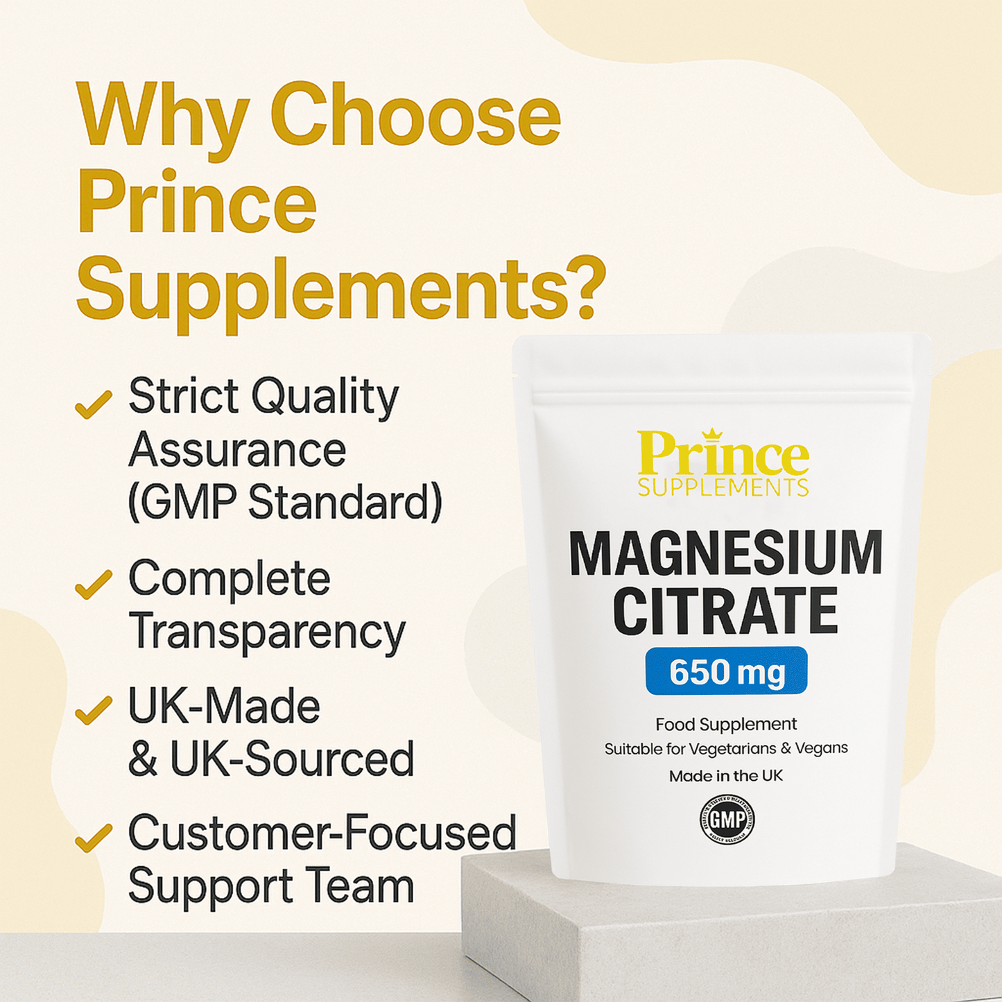 MAGNESIUM CITRATE CAPSULES 650 MG SUPER STRONG FATIGUE, BONE HEALTH, MUSCLE