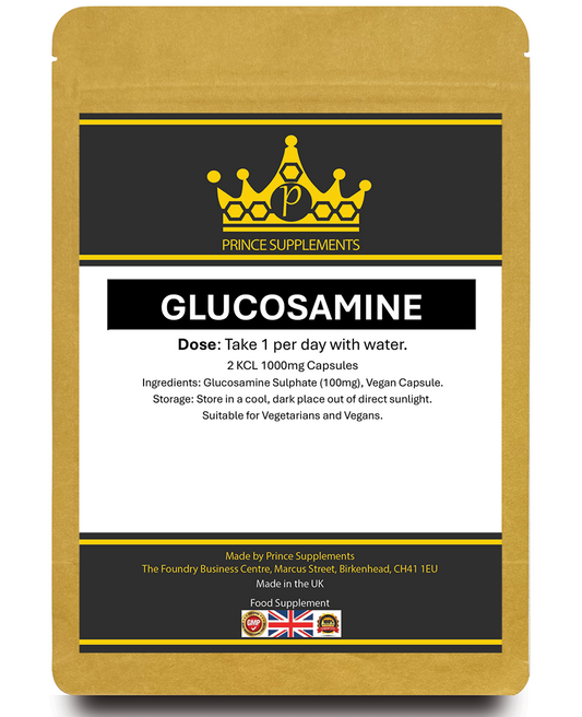 GLUCOSAMINE SULPHATE 2KCL 60 CAPSULES 1000MG FOR BONES AND JOINTS