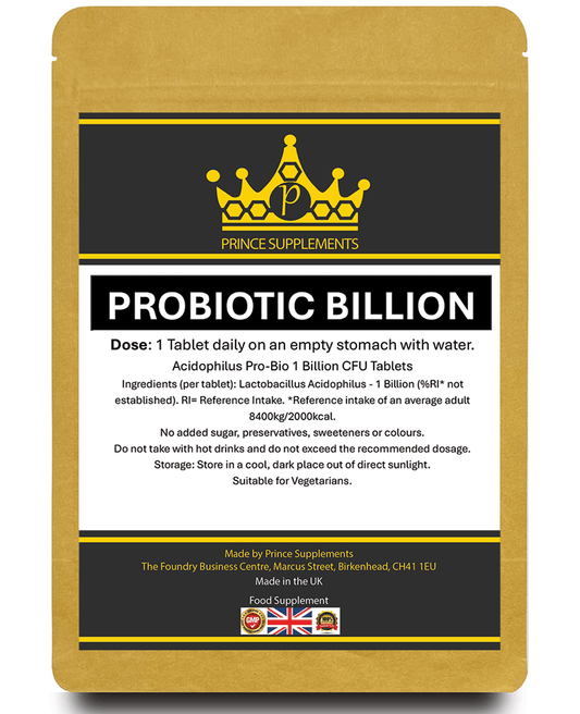 Acidophilus 1 Billion CFU Tablets Lactobacillus Probiotic