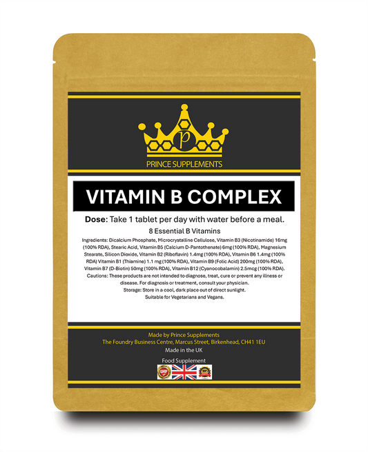 VITAMIN B complex 8 High strength B VITS folic acid B12 B1 B2 B3